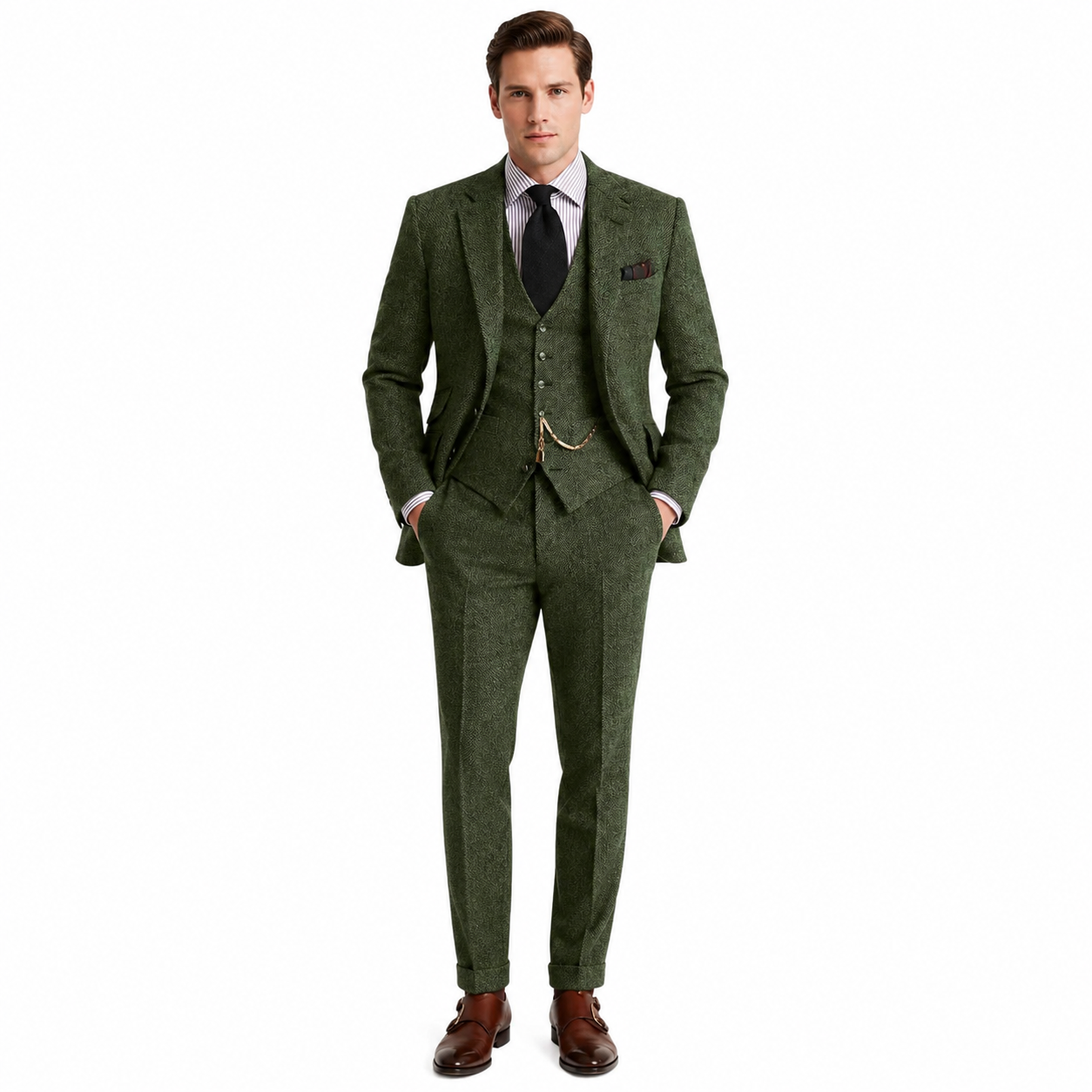 Men's Classic Suit with Vest