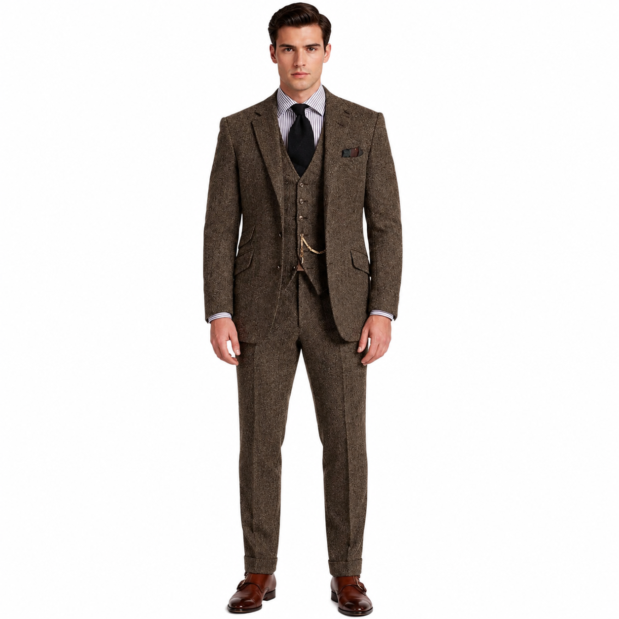 Men's Classic Suit with Vest