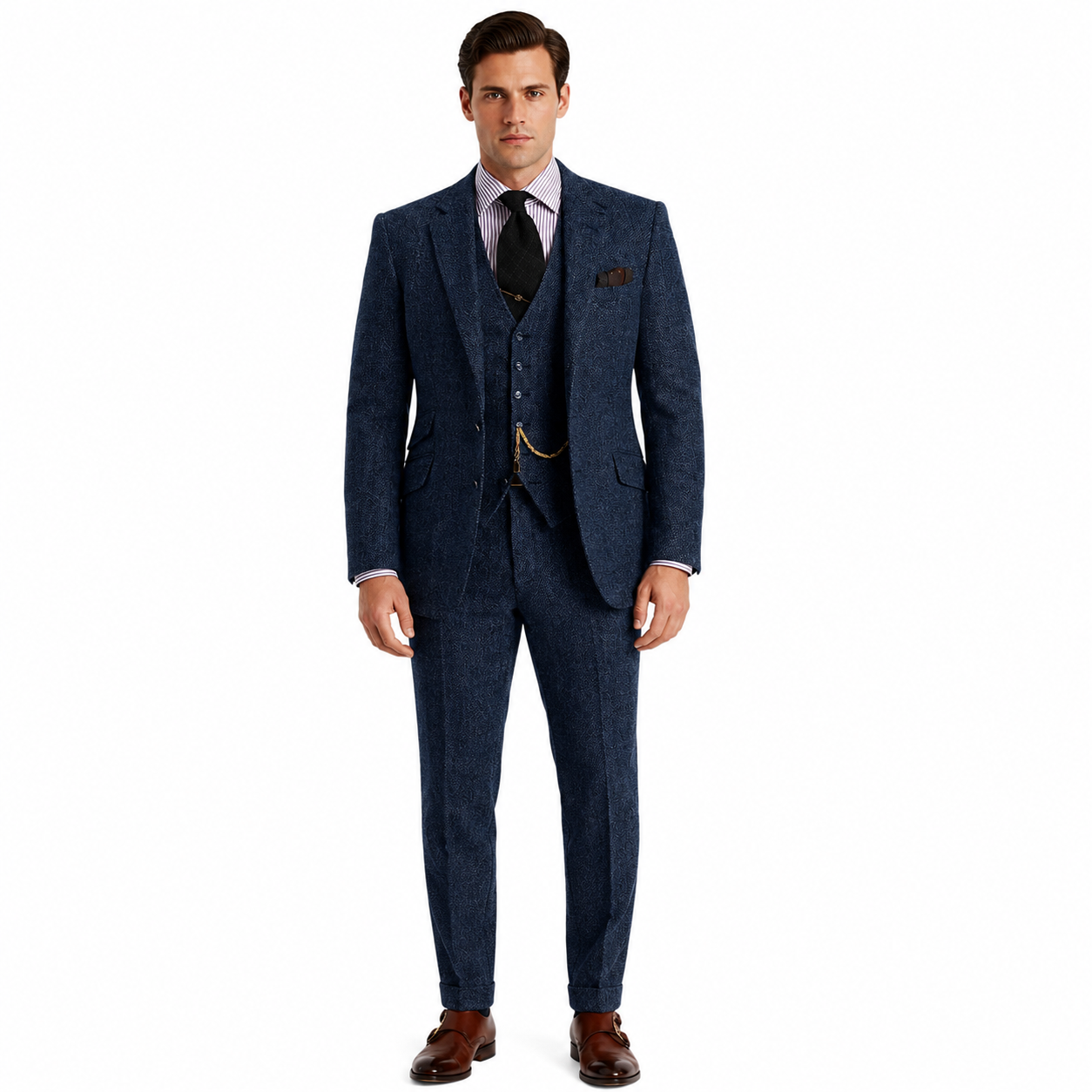 Men's Classic Suit with Vest