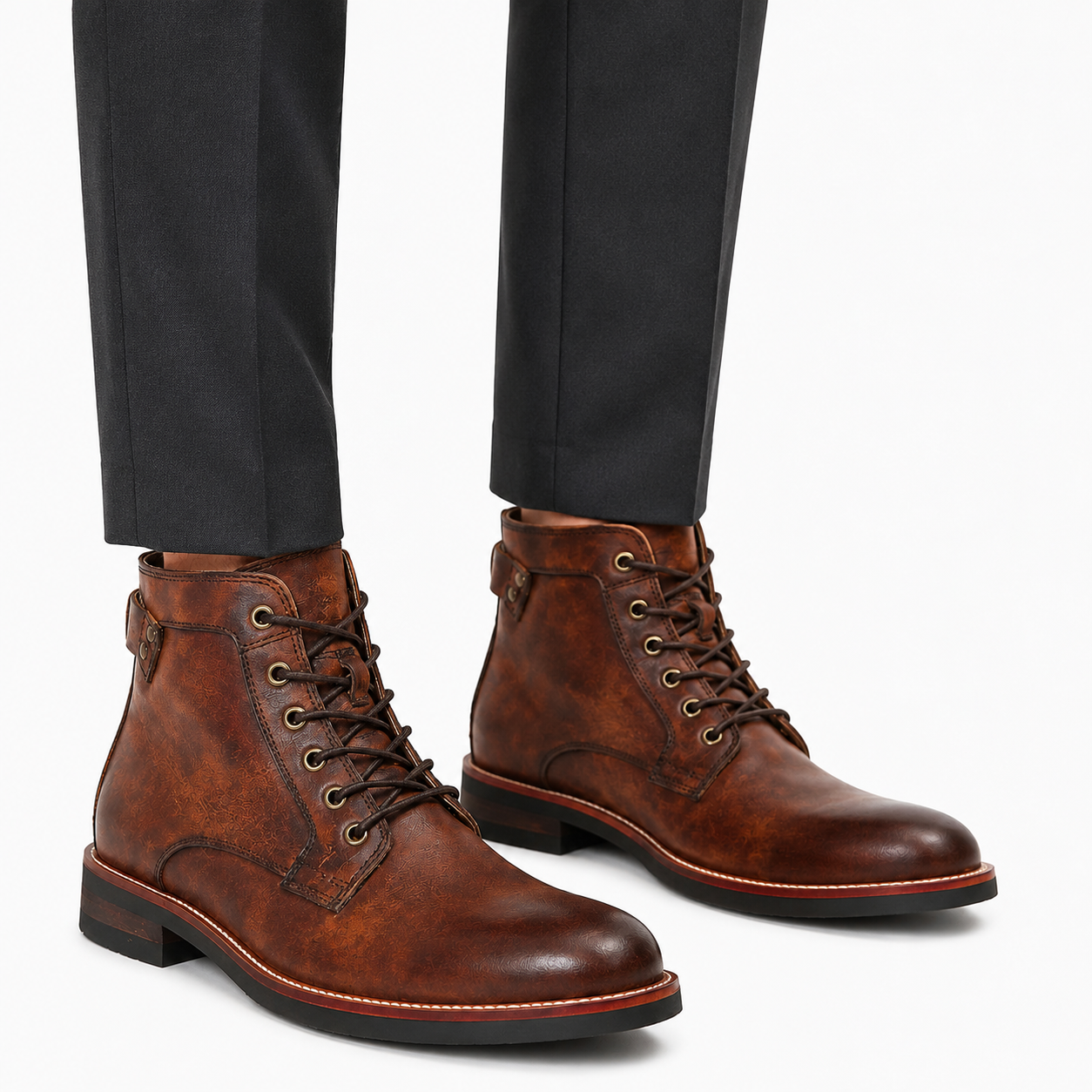 Men's Comfortable Leather Ankle Boots