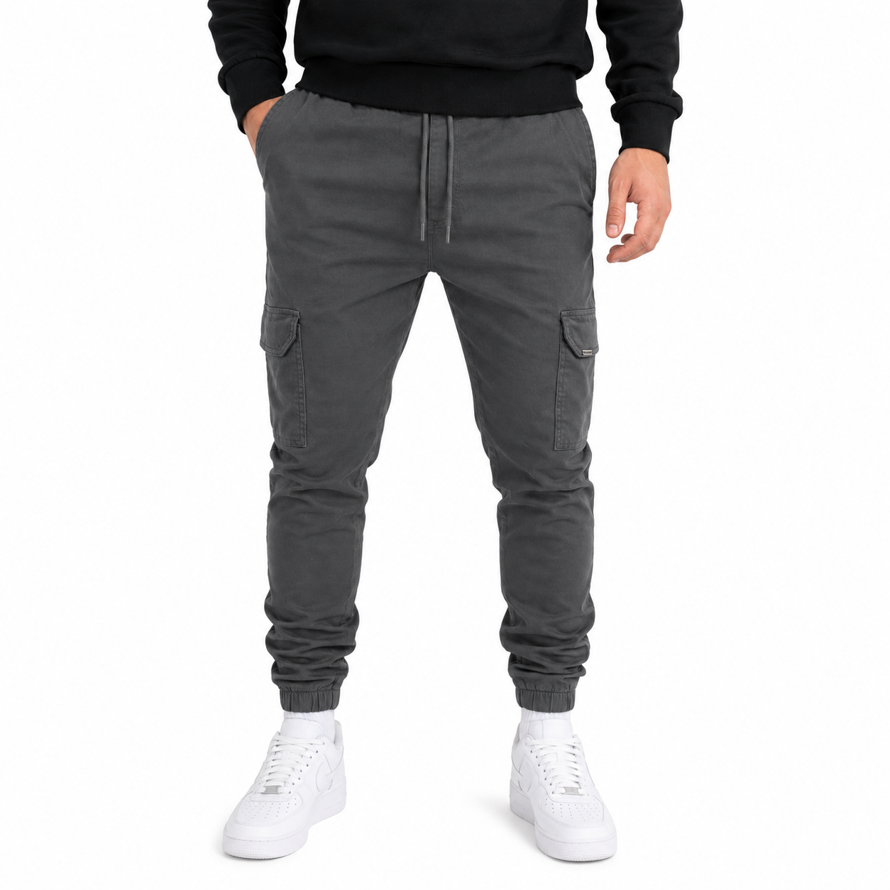 Men's Drawstring Cargo Pants