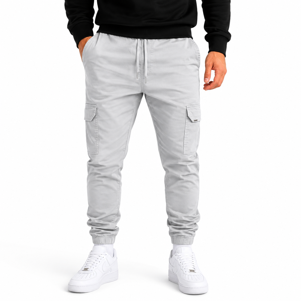Men's Drawstring Cargo Pants