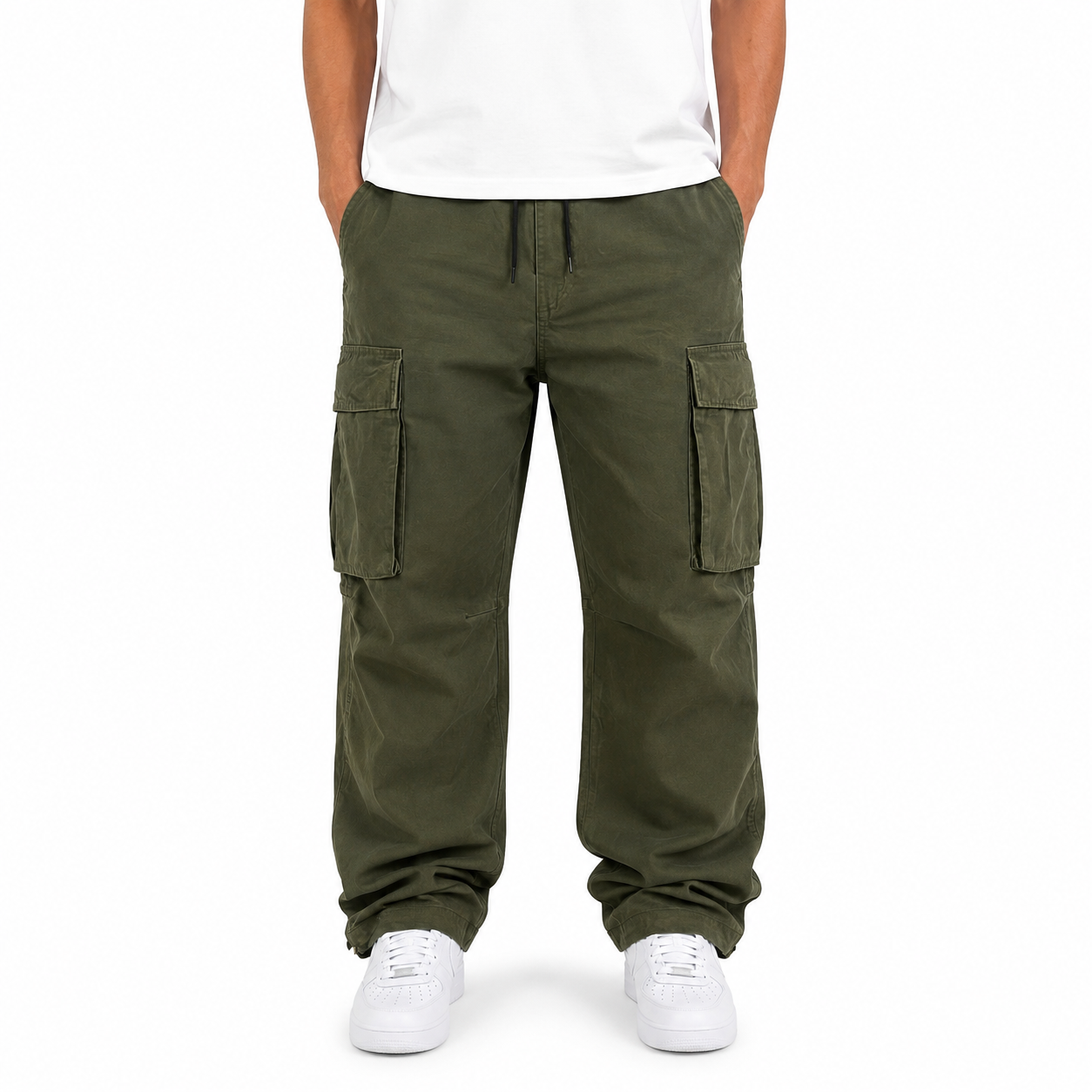 Men's Long Baggy Cargo Pants