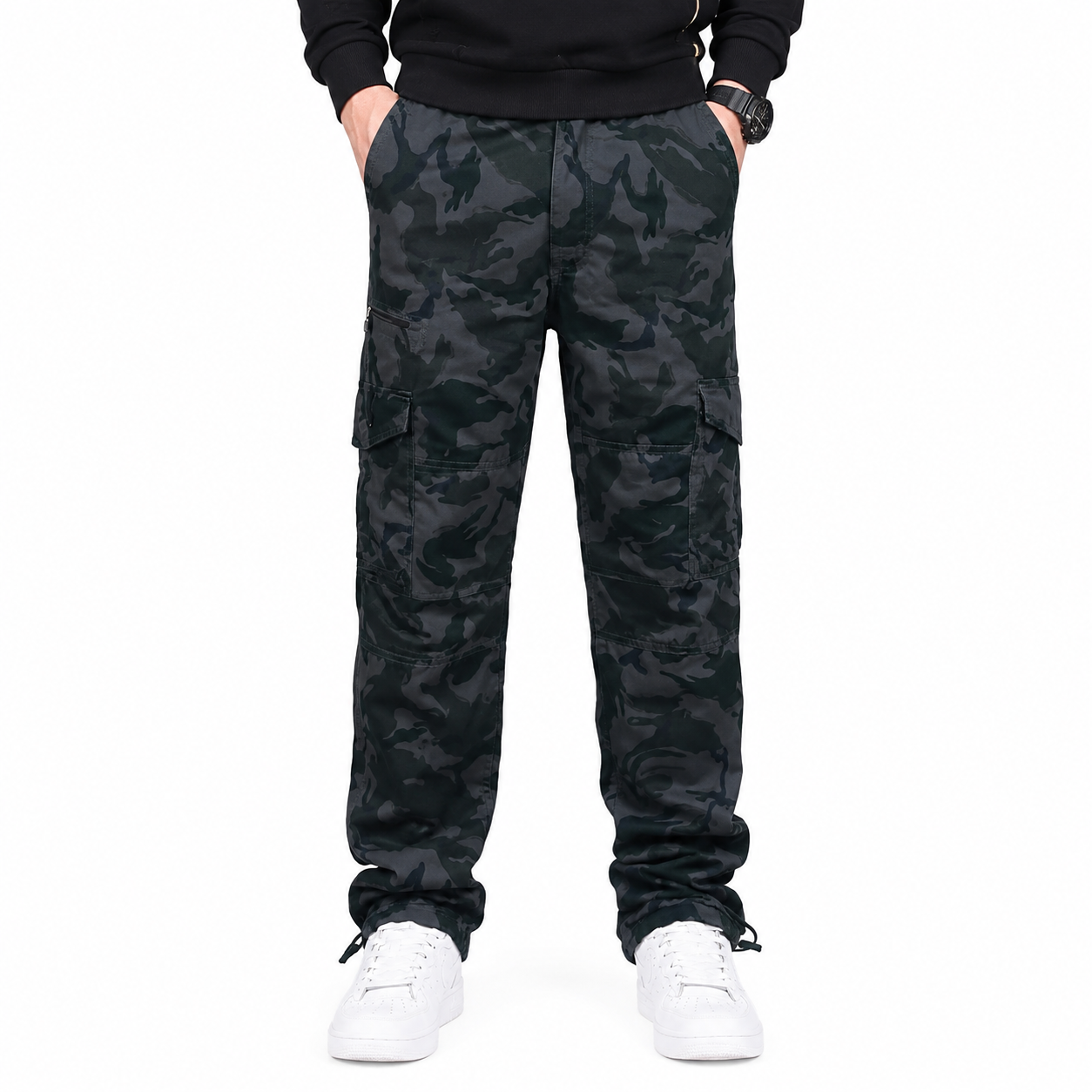 Men's Long Chino Cargo Pants