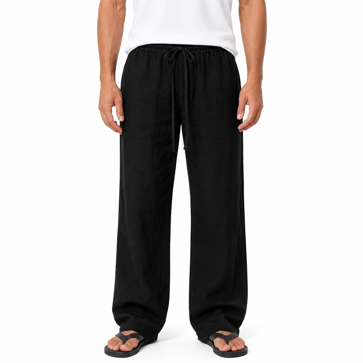 Men's Long Linen Pants