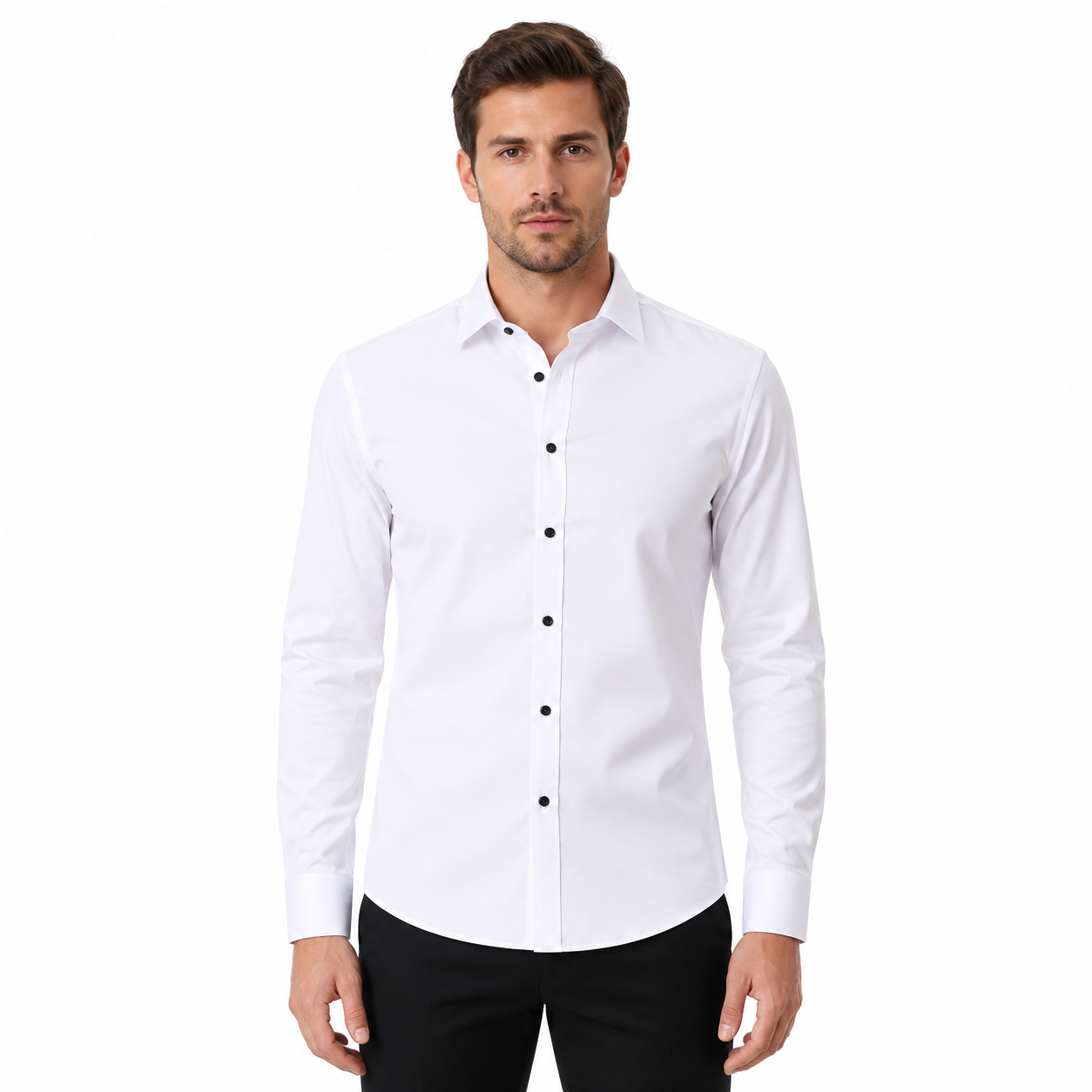 Men's Long Sleeve Business Casual Shirt