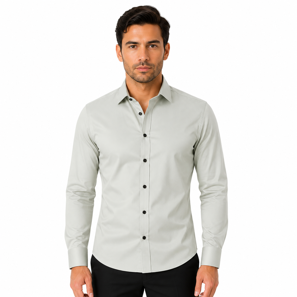 Men's Long Sleeve Business Casual Shirt