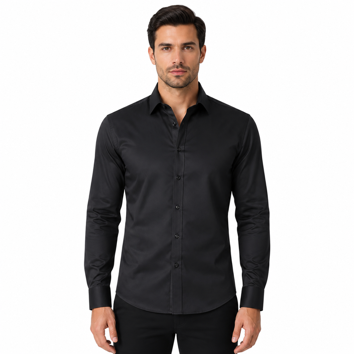 Men's Long Sleeve Business Casual Shirt