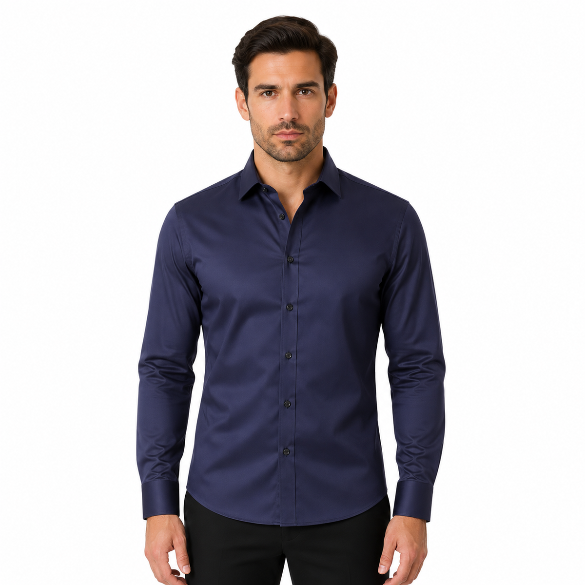 Men's Long Sleeve Business Casual Shirt