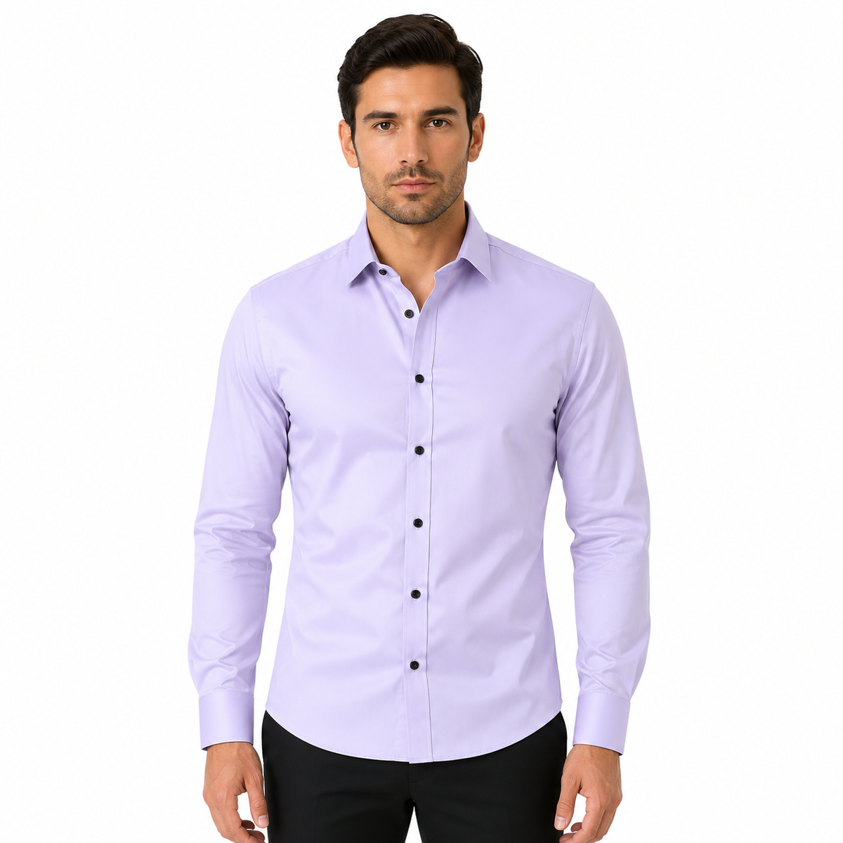 Men's Long Sleeve Business Casual Shirt
