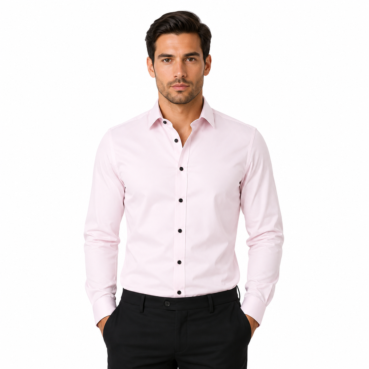 Men's Long Sleeve Business Casual Shirt