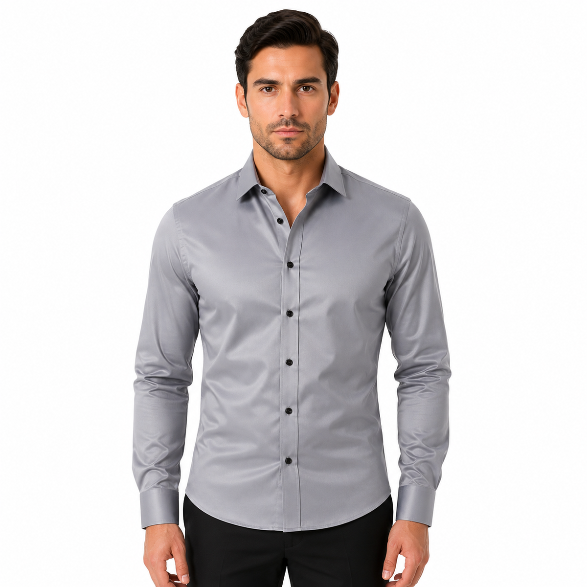 Men's Long Sleeve Business Casual Shirt