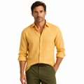 Men's Long Sleeve Casual Button-Down Shirt