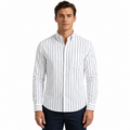 Men's Long Sleeve Classic Striped Shirt