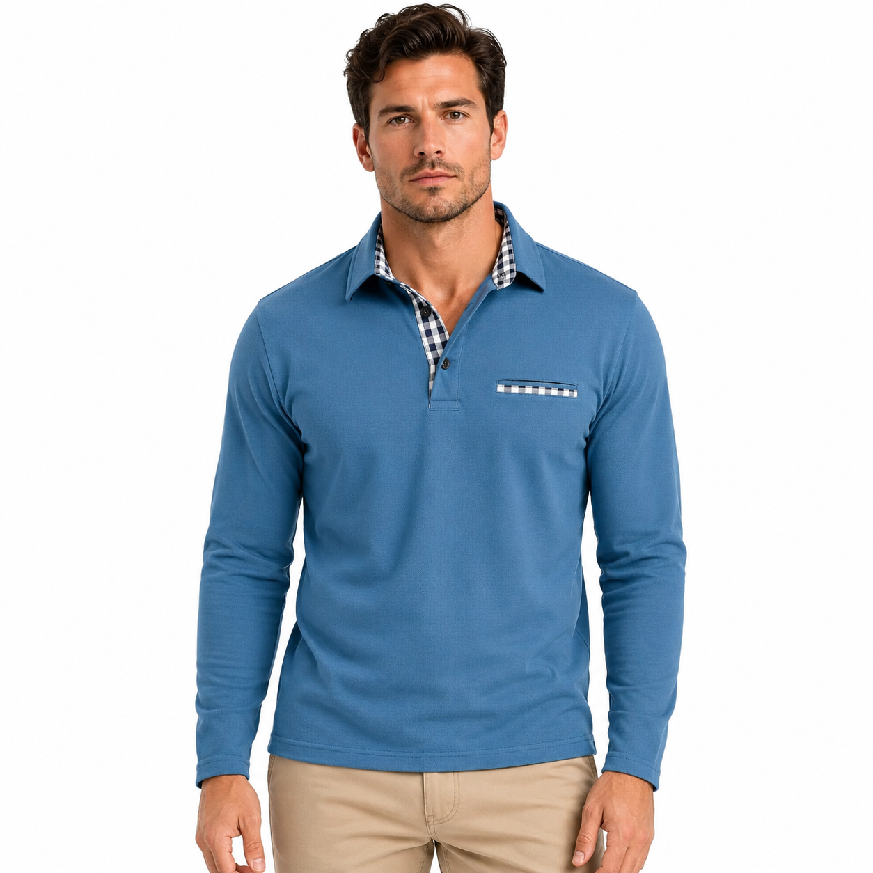 Men's Long Sleeve Polo Shirt