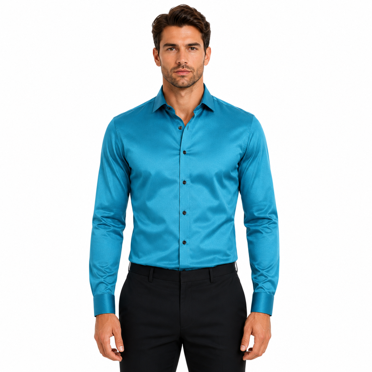 Men's Long Sleeve Stretch Shirt