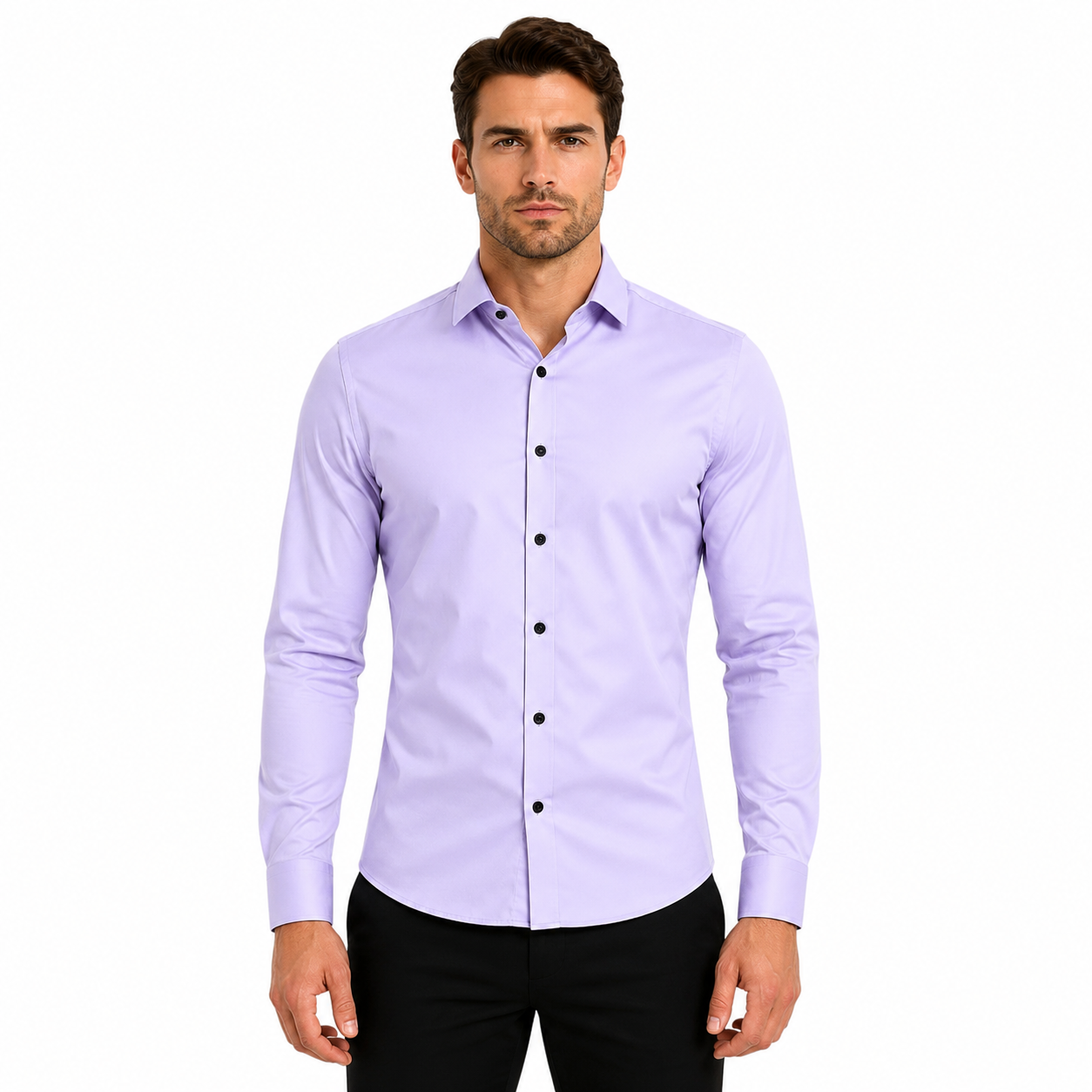 Men's Long Sleeve Stretch Shirt