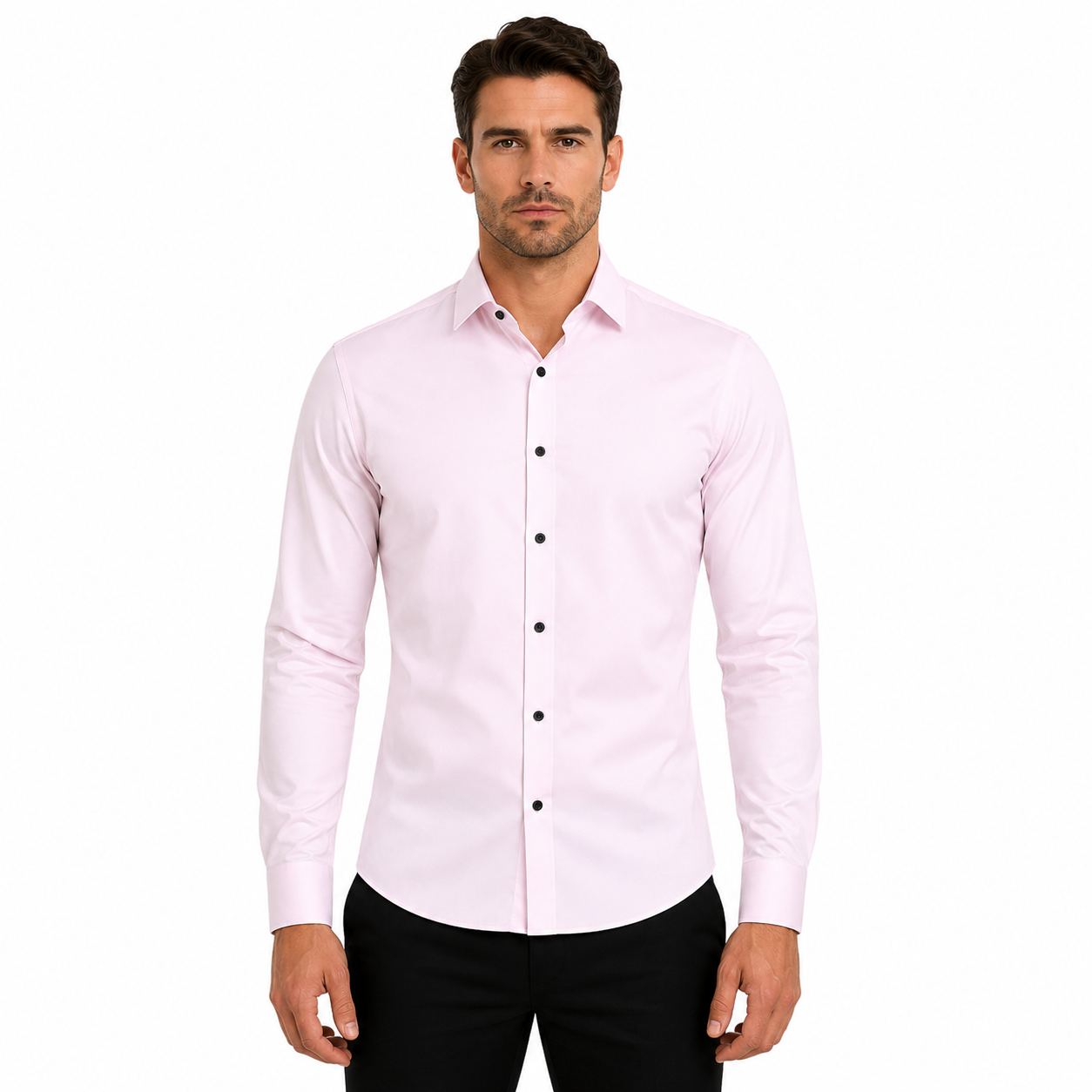 Men's Long Sleeve Stretch Shirt