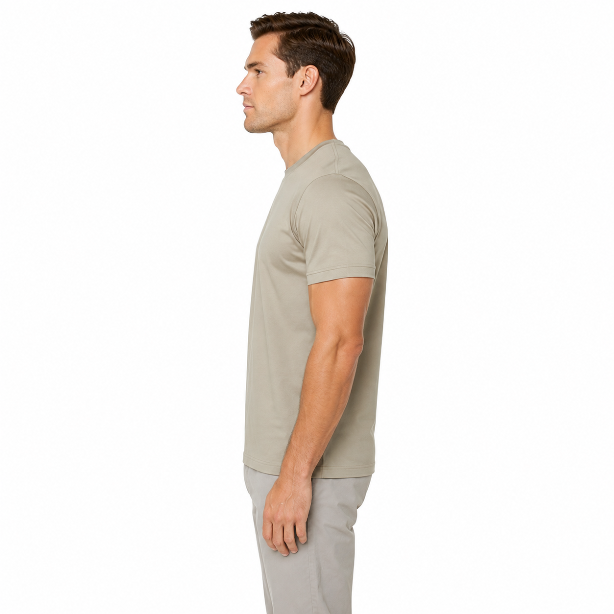 Men's Short Sleeve Casual Round Neck T-Shirt