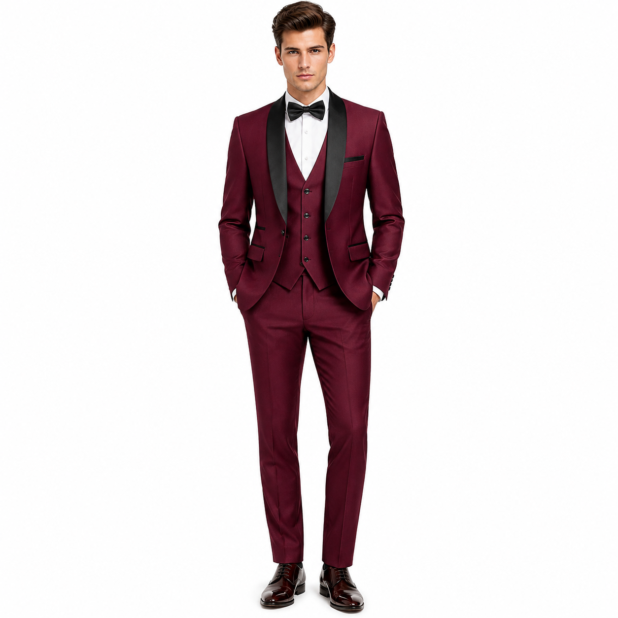 Men's Slim Fit Complete Wedding Suit