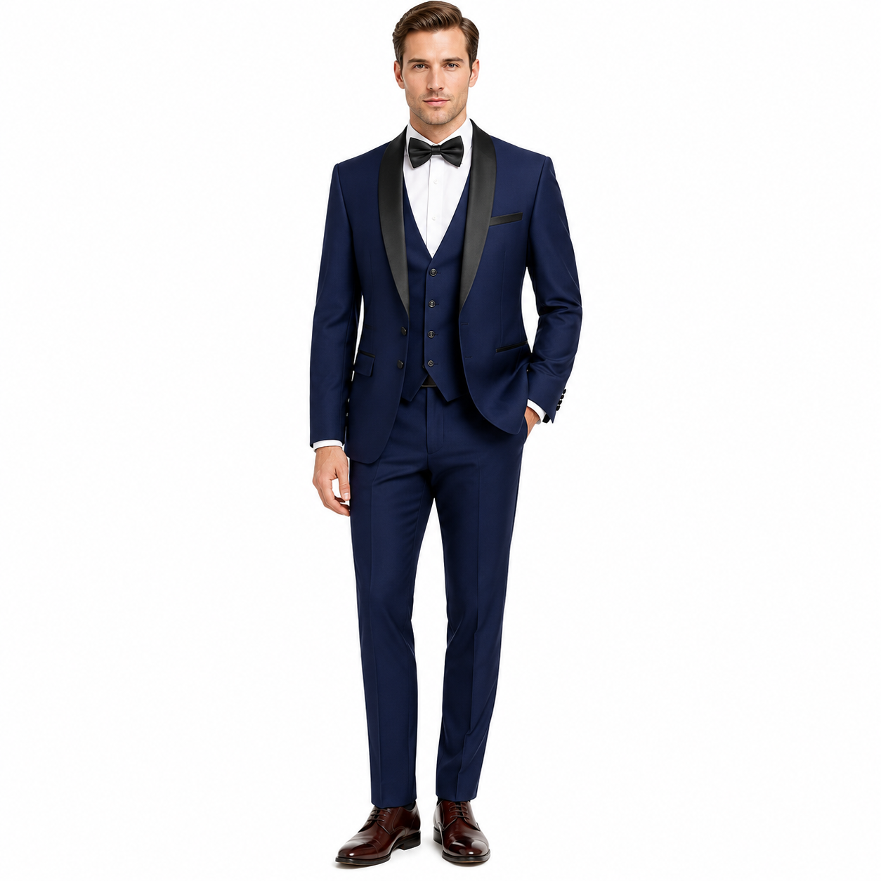 Men's Slim Fit Complete Wedding Suit