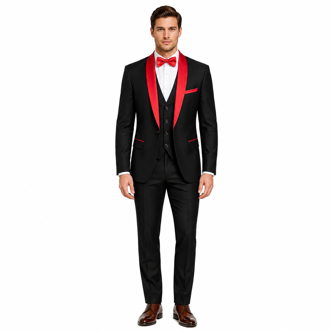 Men's Slim Fit Complete Wedding Suit