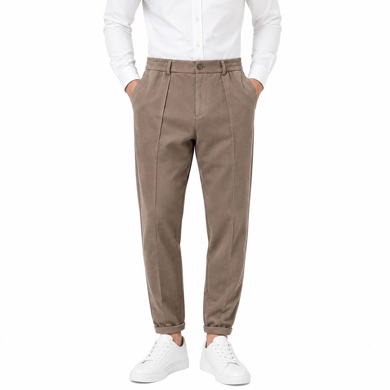 Men's Stylish Melange Long Pants