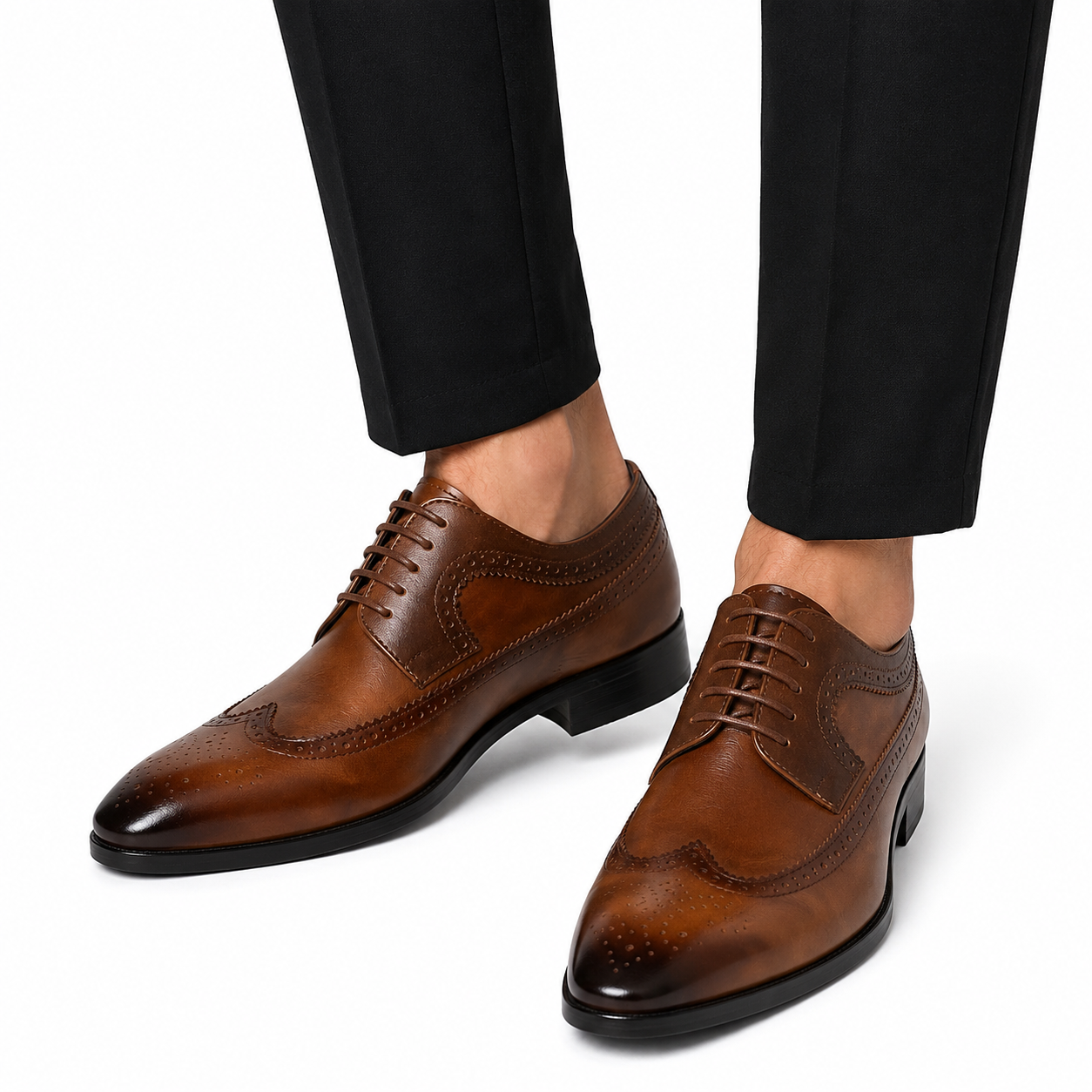 Men's Wingtip Formal Brogue Oxford Shoes