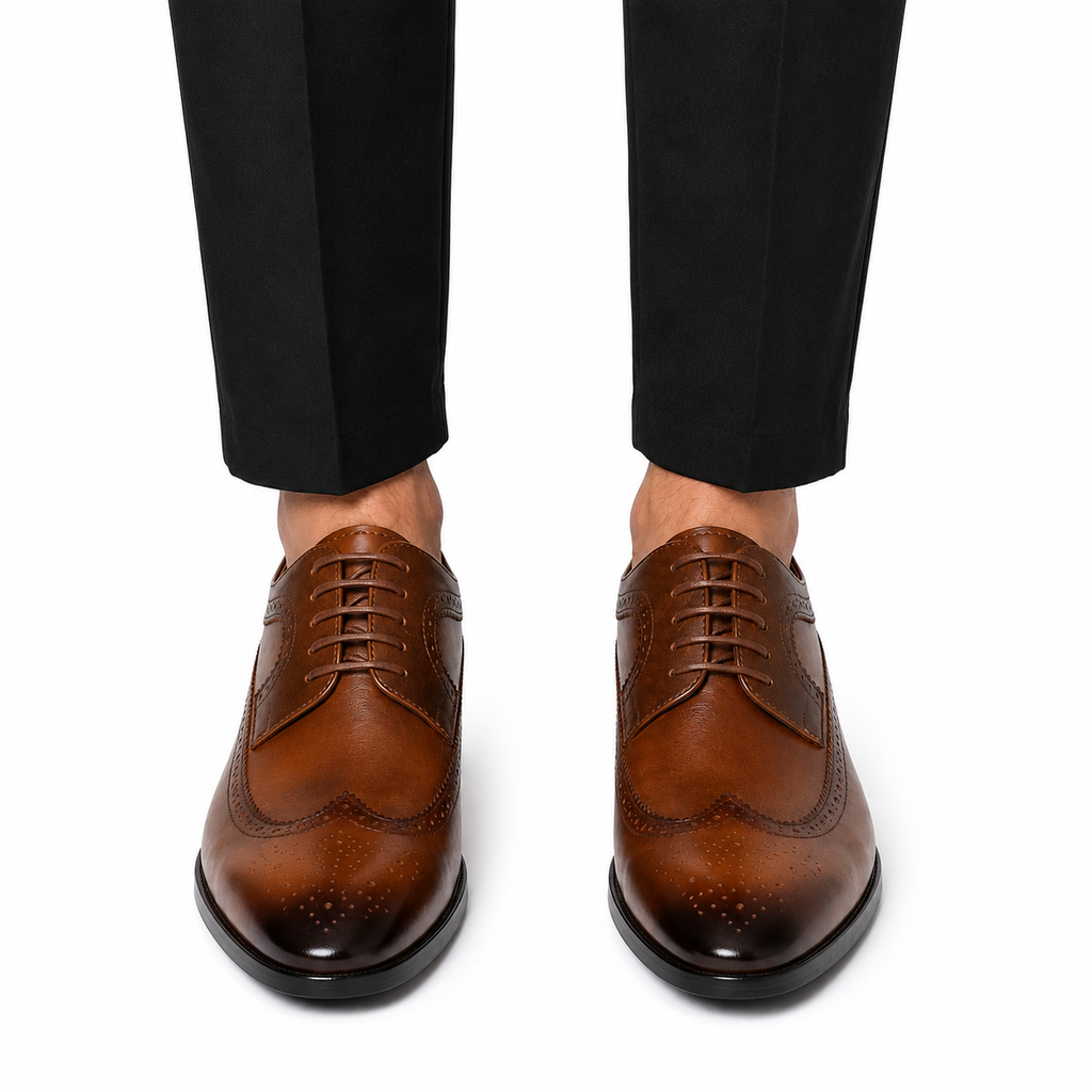 Men's Wingtip Formal Brogue Oxford Shoes