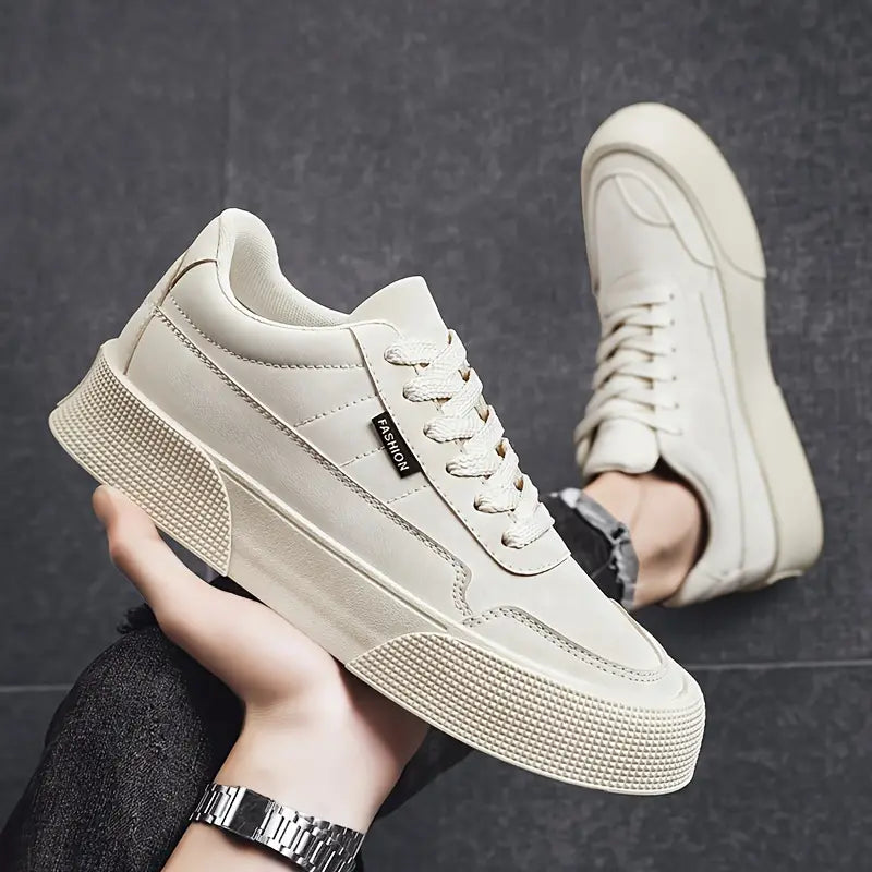 Men's Casual Low-Top Platform Sneakers