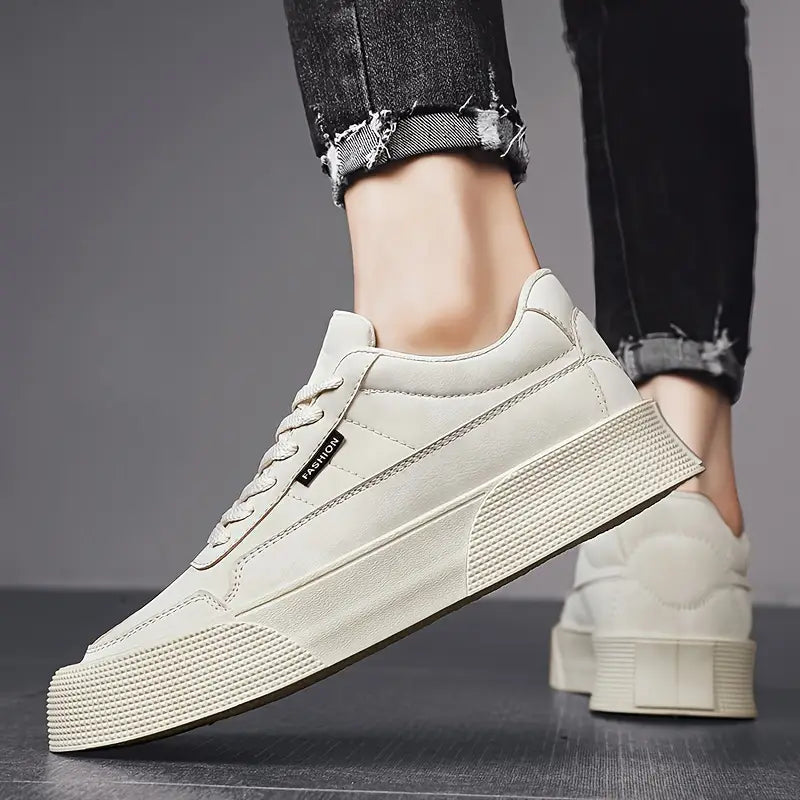Men's Casual Low-Top Platform Sneakers