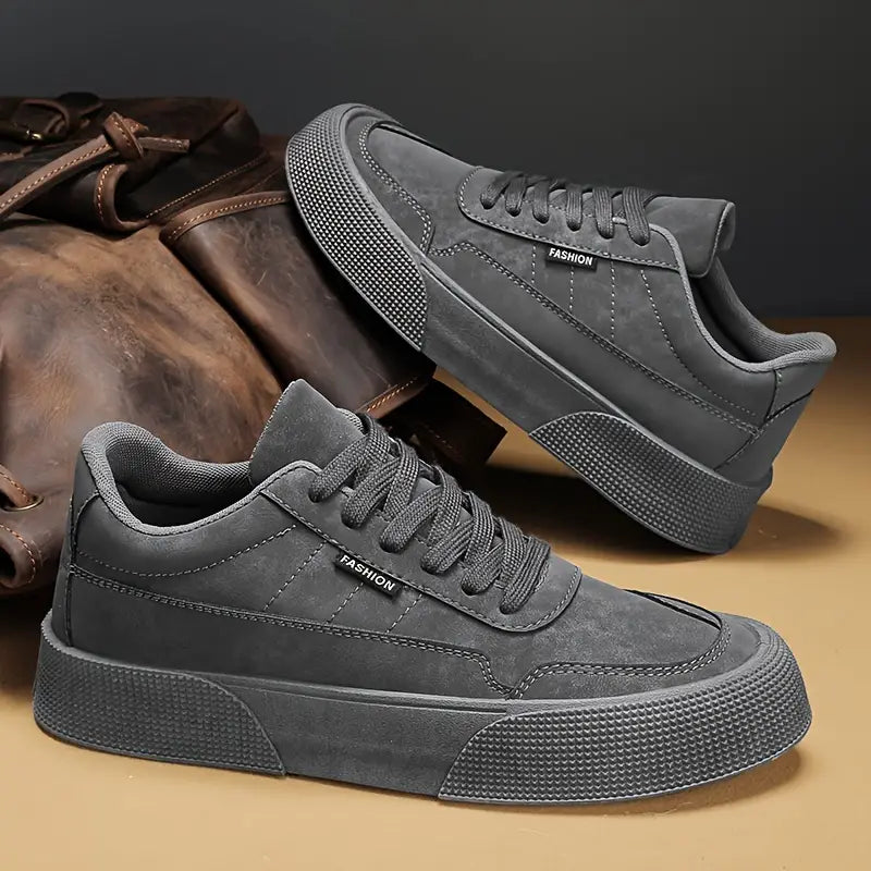 Men's Casual Low-Top Platform Sneakers