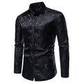 Men's Long Sleeve Button-Down Dress Shirt