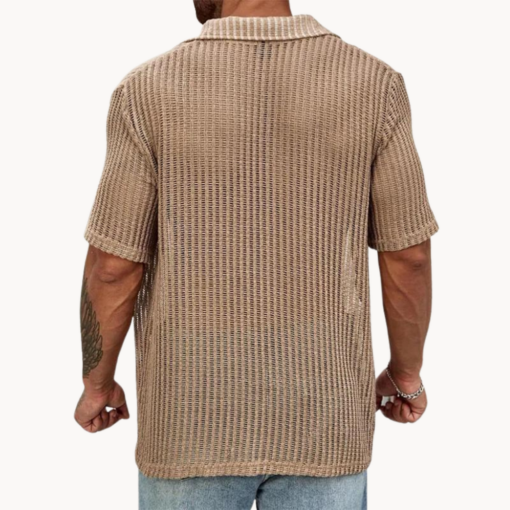 Men's Short-Sleeve Summer Beach Shirt