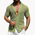 Men's Short-Sleeve Summer Beach Shirt