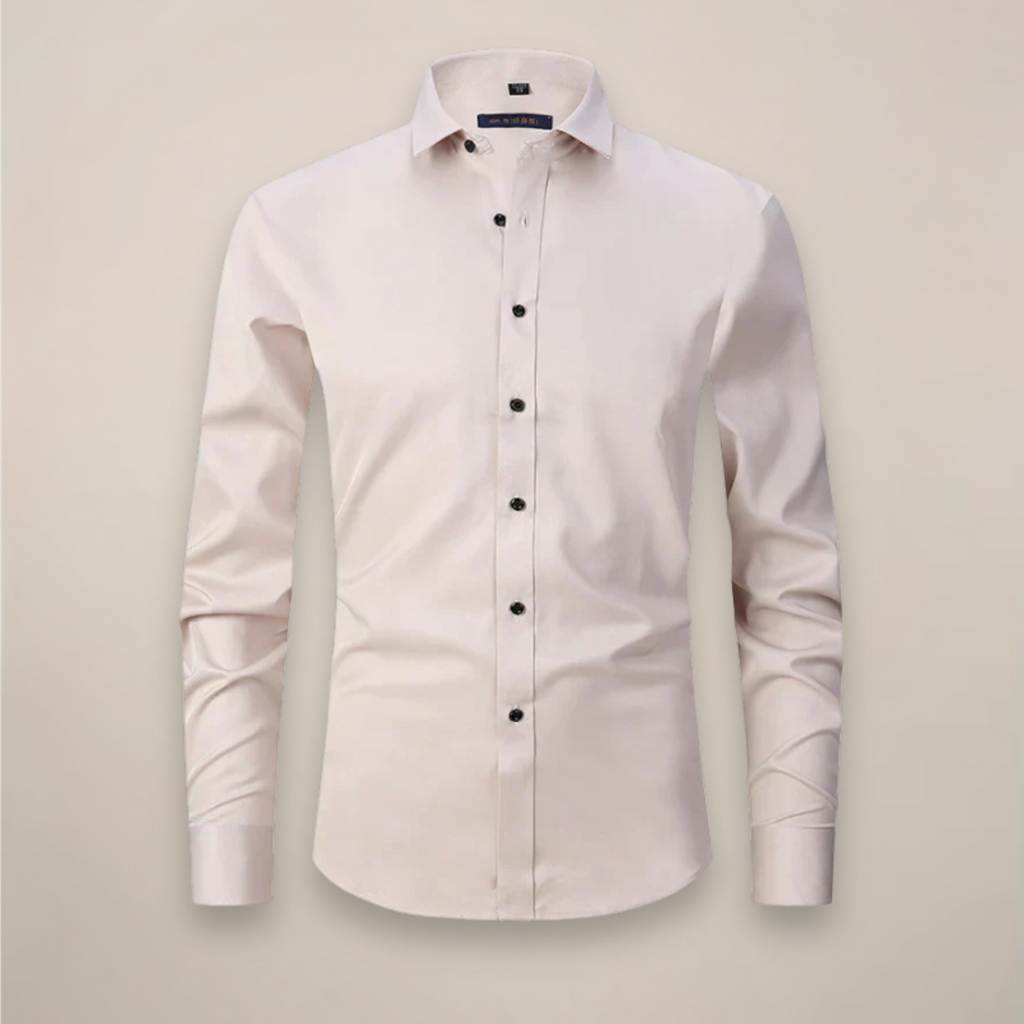 Men's Long Sleeve Smart Casual Button-Down Shirt