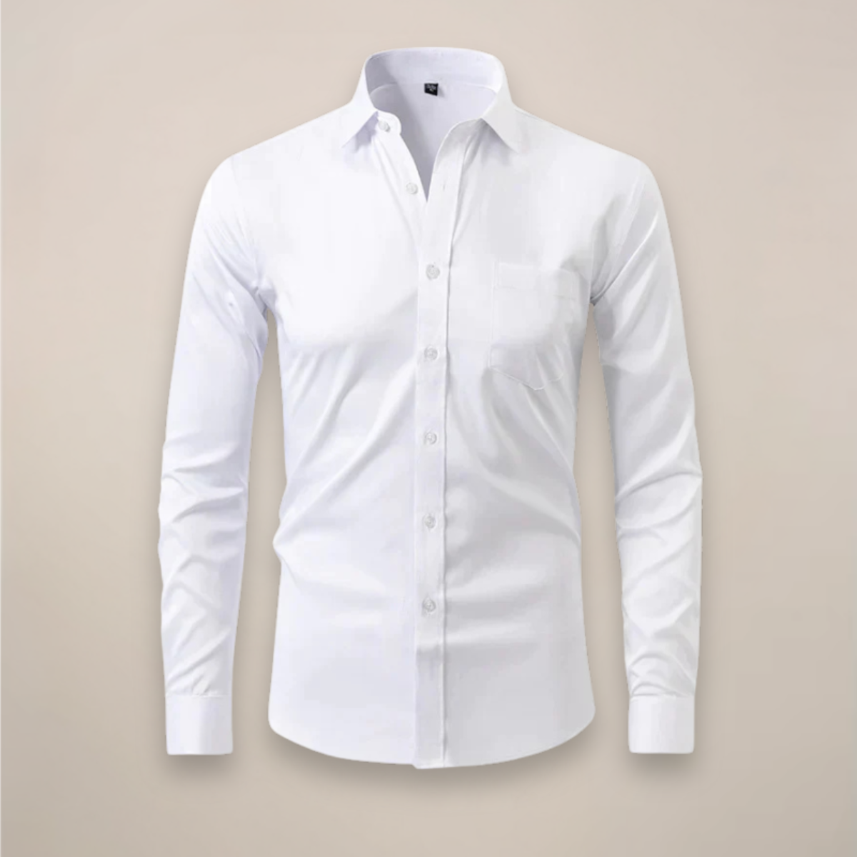 Men's Long Sleeve Smart Casual Button-Down Shirt