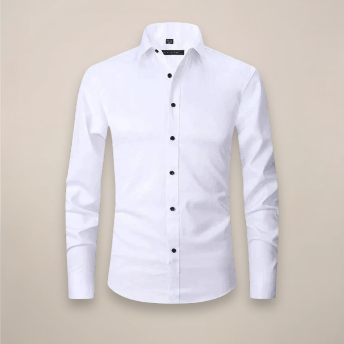 Men's Long Sleeve Button-Down Dress Shirt | Breathable Fabric