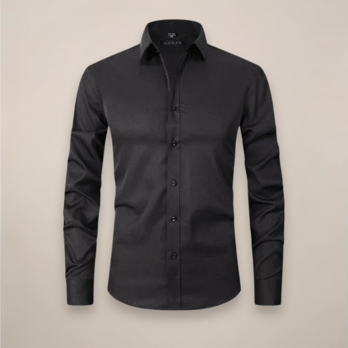 Men's Long Sleeve Button-Down Dress Shirt | Breathable Fabric