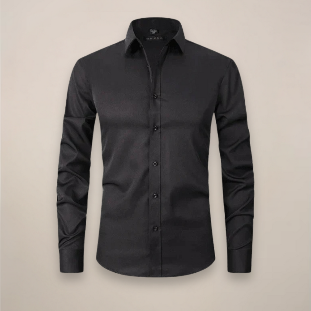 Men's Long Sleeve Smart Casual Button-Down Shirt