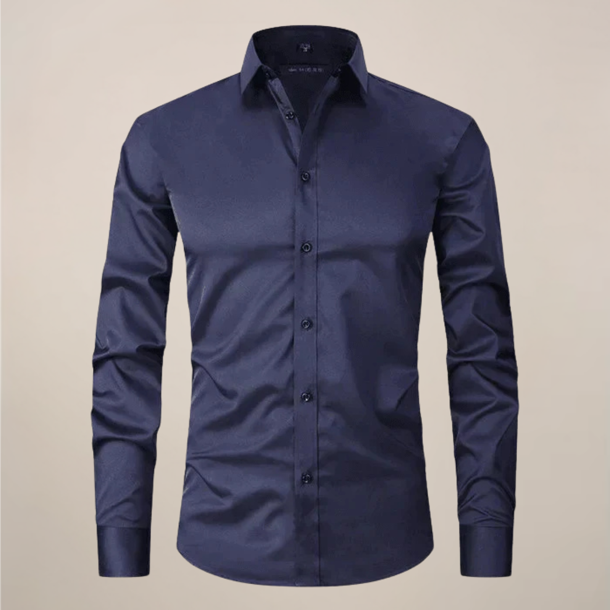 Men's Long Sleeve Button-Down Dress Shirt | Breathable Fabric