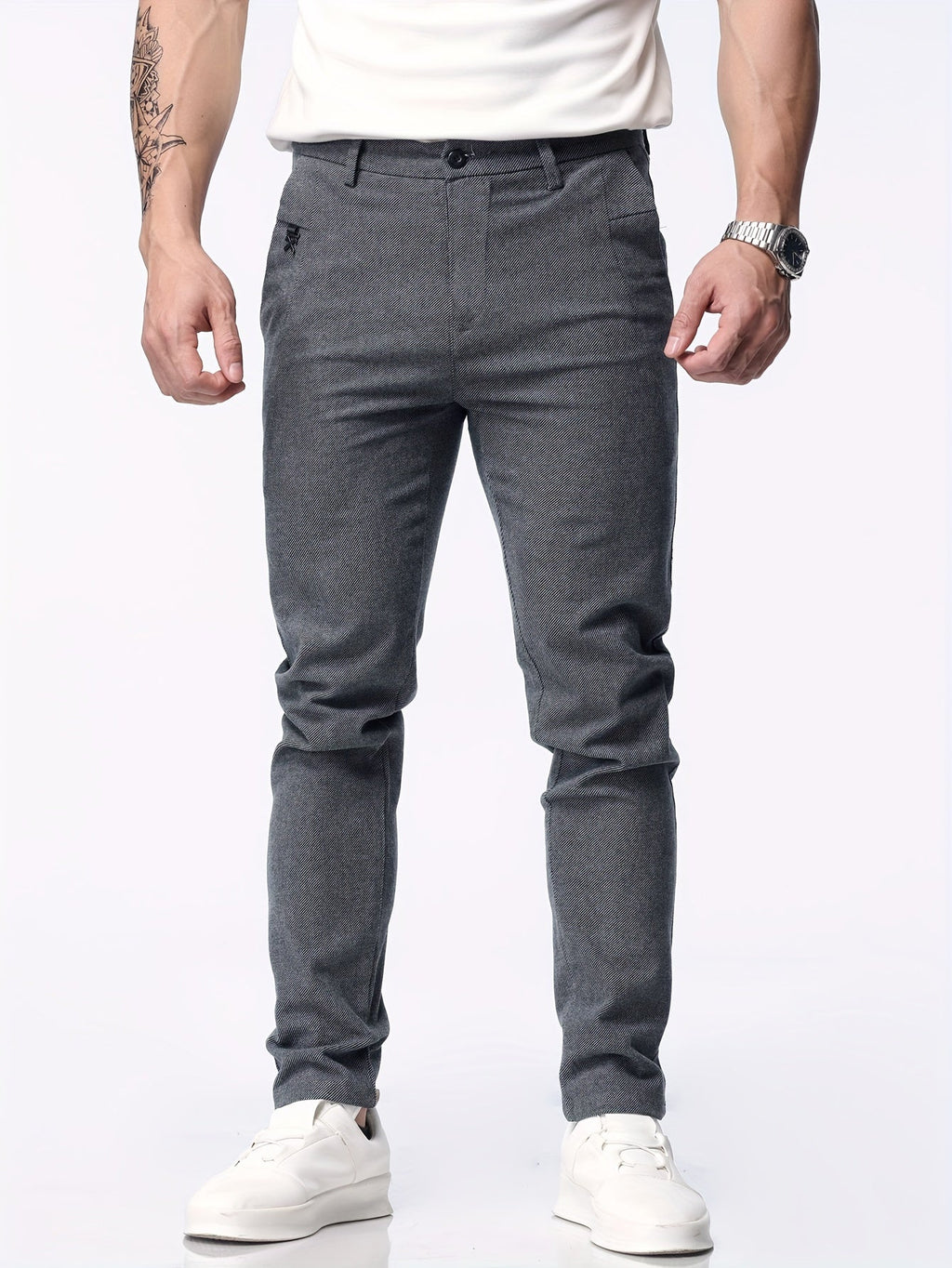 Men's Slim Fit Casual Chino Pants