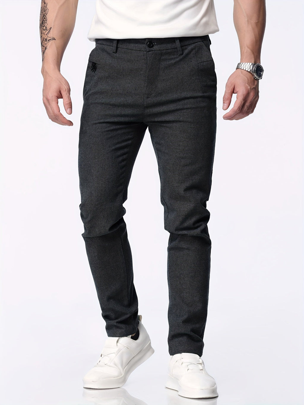 Men's Slim Fit Casual Chino Pants