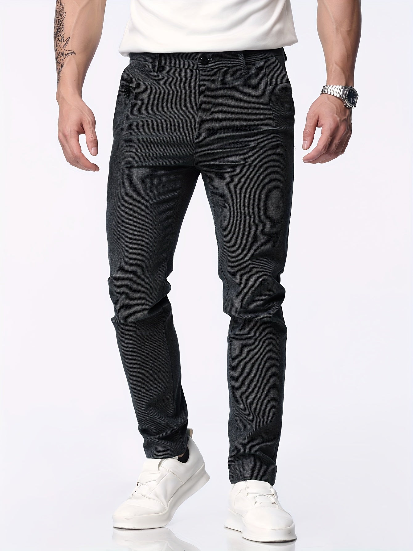 Men's Slim Fit Casual Chino Pants