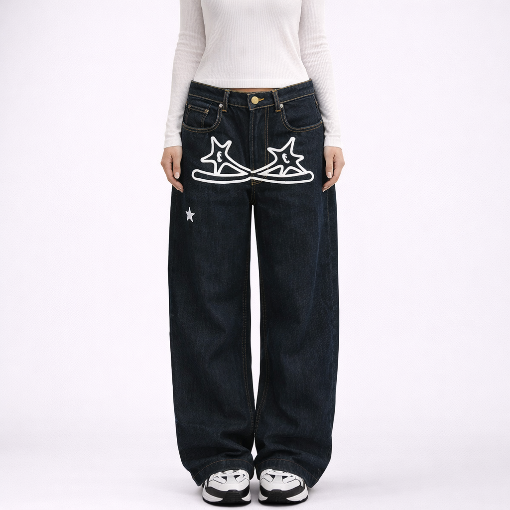 Boyfriend Jeans with Logo Women