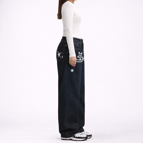 Boyfriend Jeans with Logo Women