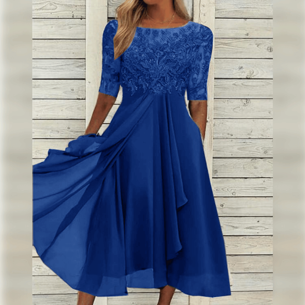 Women's Midi Dress for Wedding Guests