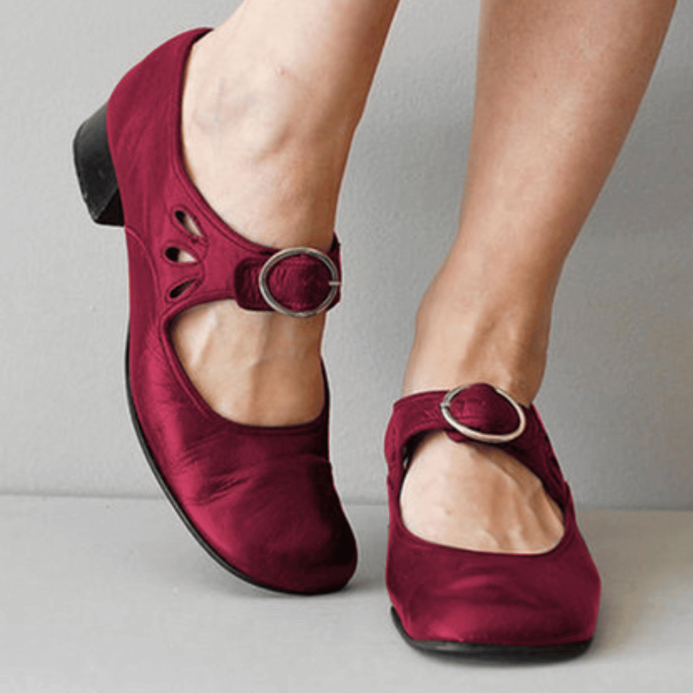 Women's Buckle Strap Mary Jane Sandals