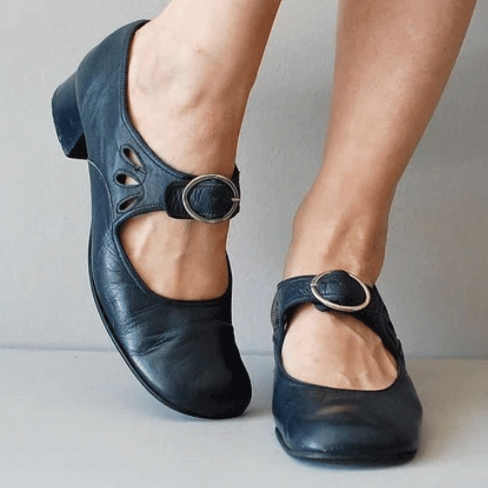 Women's Buckle Strap Mary Jane Sandals