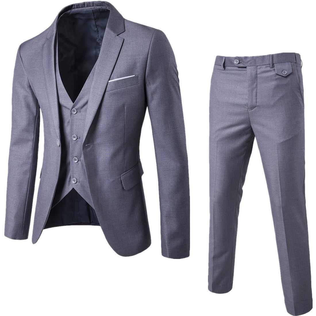Complete Modern Wedding Guest Suit for Men